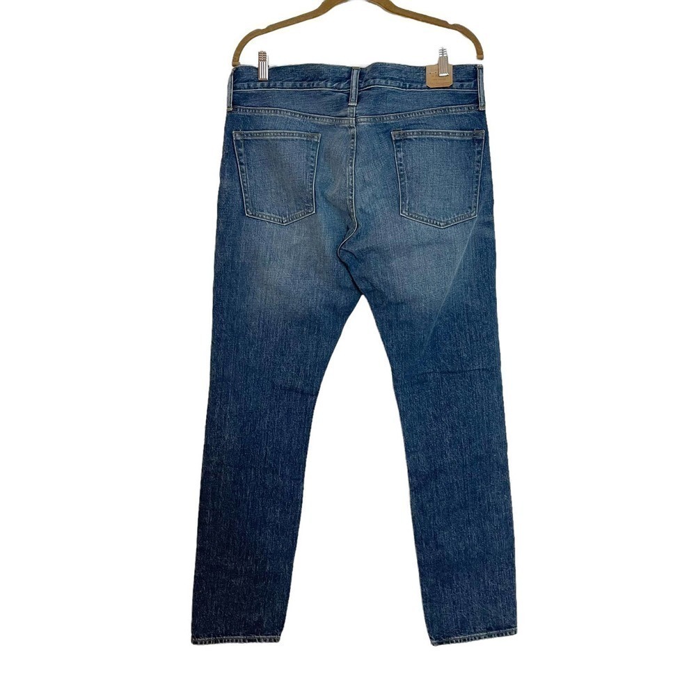 J. Crew 484 Slim-Fit High Rise Denim Straight Jeans Blue Men's Size 33 x 32 - Picture 7 of 15